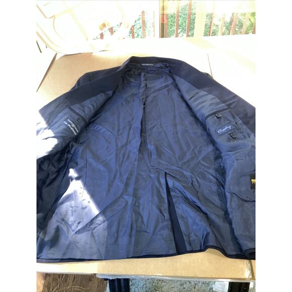 Coppley Wool Blazer Navy Blue 40S Sport Coat, Canada Jacket, Professional Attire - Picture 6 of 16